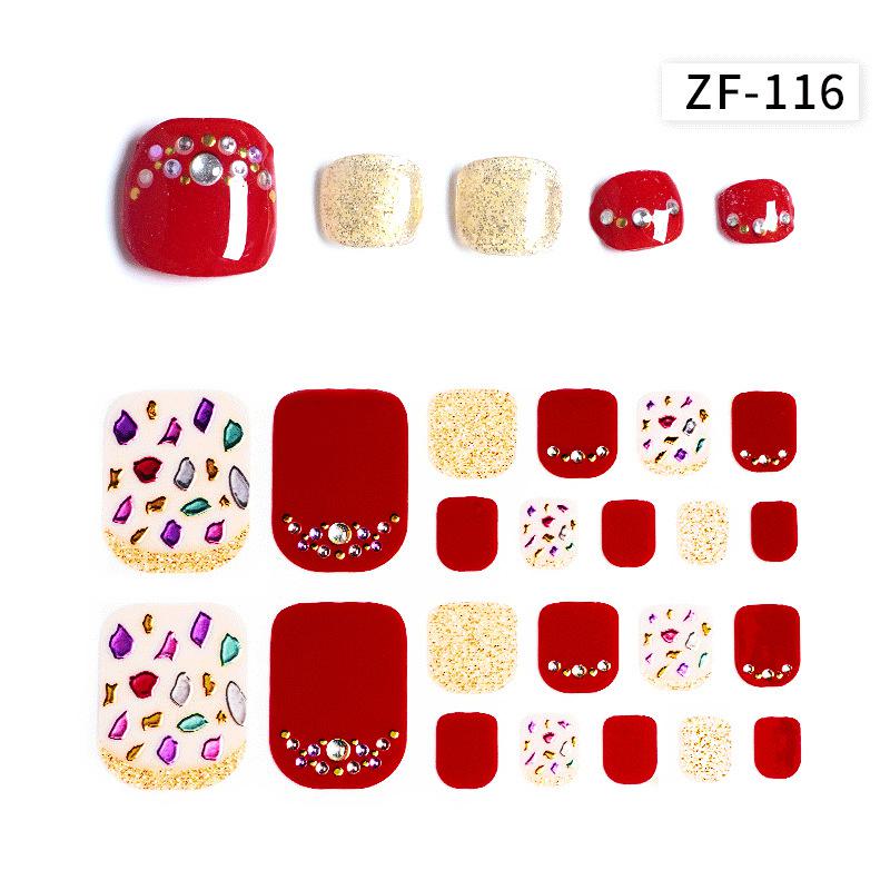 Наклейки на ногти с 3D-ромбовидным узором: Водостойкий, долговечный, отбеливающий для ног