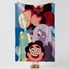 Мультяшное одеяло из толстого и уютного фланеля S-Steven Universe-e, для использования в различных ситуациях, в помещении и на улице, для дневного сна