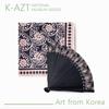 Najeon Fan & Handkerchief Set (Peony Pattern) – Korean Craft & Design Collaboration