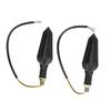 E24 Motorcycle Turn Signals Flowing Turn Signal Light 12LED Turn Signal Indicator Amber Light Blinker 12V M10 Approved E-Mark 3