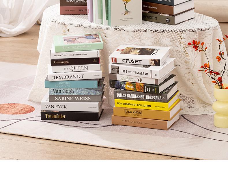 Роскошные декоративные книги: Декоративные книги, имитационные реквизиты, модели английских книг для высококачественной фотографии