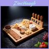 Набор сырных досок с деревянными сырными ножами для домашних вечеринок и приготовления пищи