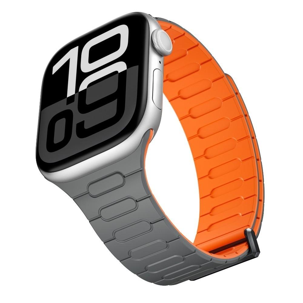 Silicone Smart Watch Band Magnetic Closure 40/41/42MM Belt Strap 44/45/46MM/49MM for Appl Watch Series 11/10/9/8/7/6/Ultra 3/SE 3