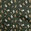 oneOone Cotton Flex Forest Green Fabric Cowboy Sewing Material Print Fabric By The Yard 40 Inch