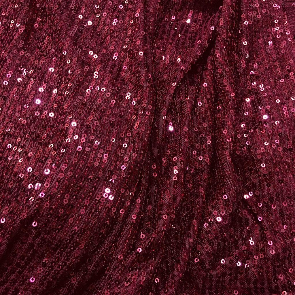 3mm Stripe Sequin Embroidery Mesh Fabric for Dress or Costume