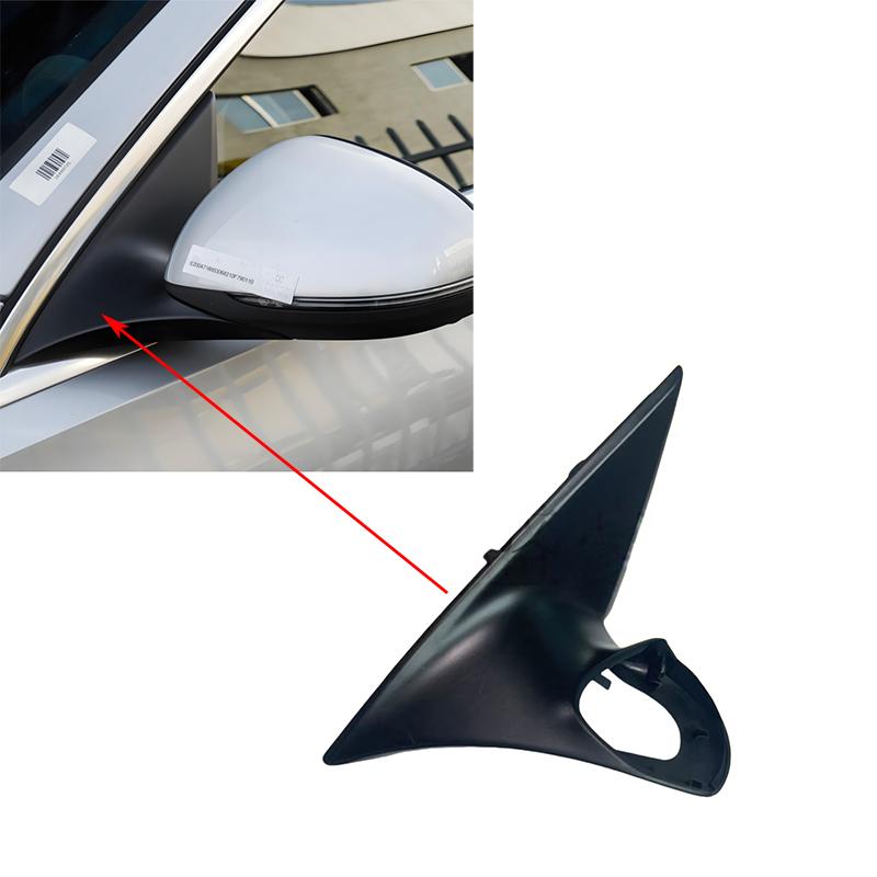 Black Front Window Triangle Trim Mirror Cover Base Holder for Mercedes-Benz W206 C-Class 2024