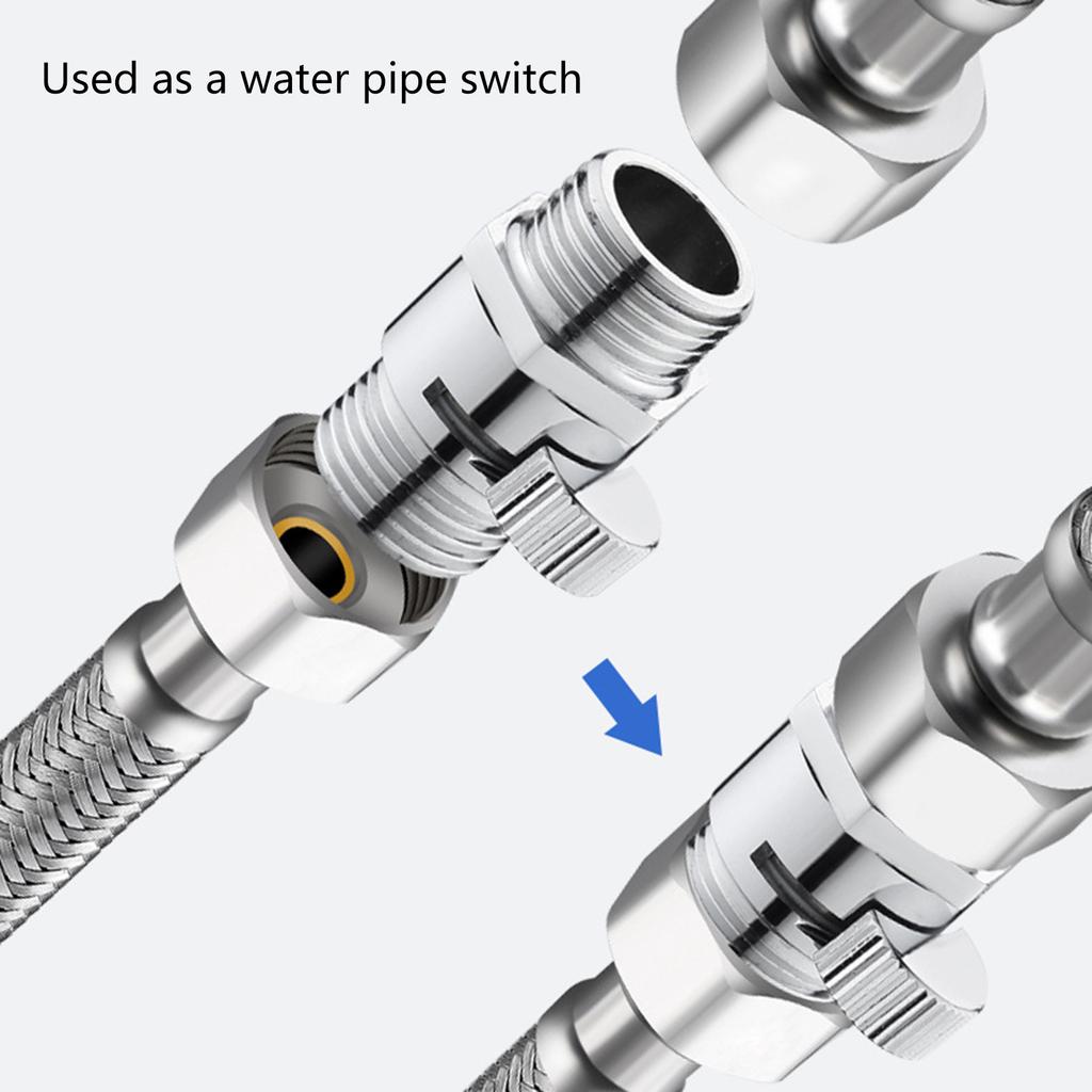 Запорные клапаны 1/2 дюйма резьба Запорные клапаны для душевой лейки Угловые клапаны Прочные для душевой лейки Ручной душ Душевая штанга