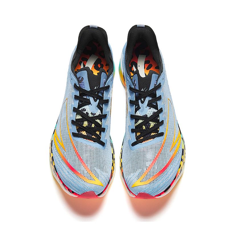 Anta C10 Pro King Of Forefoot амортизирующие нескользящие низкие кроссовки для бега мужские кроссовки синие оранжевые 112335595S-1