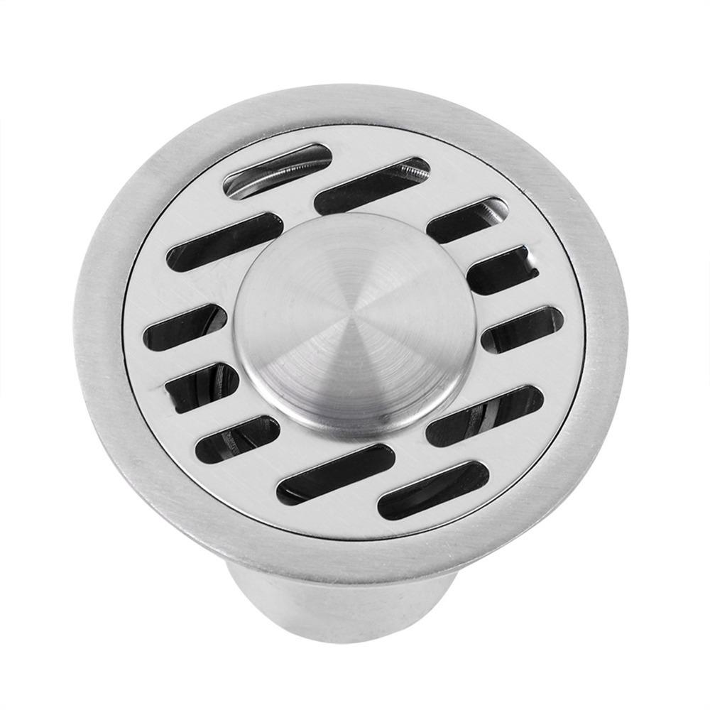 Fits 50mm / 1.97in Pipe Shower Drain 2.95inch Diameter Floor Waste Drain Floor Drain Kitchen