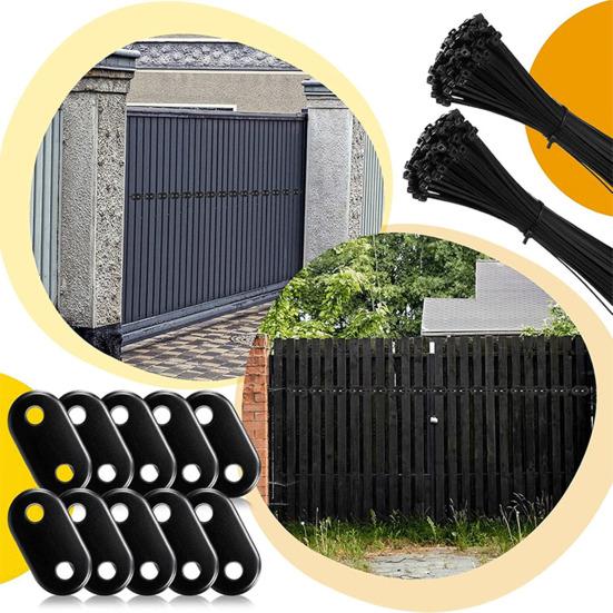 Кнопки для экрана конфиденциальности с кабельными стяжками, комплект для крепления экрана конфиденциальности для забора, всепогодные аксессуары для установки экрана конфиденциальности для балкона