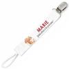 Planetee Attache Tétine Pour Prénom MARIE Faites Place a La Princesse | Attache Sucette Cadeau Naissance