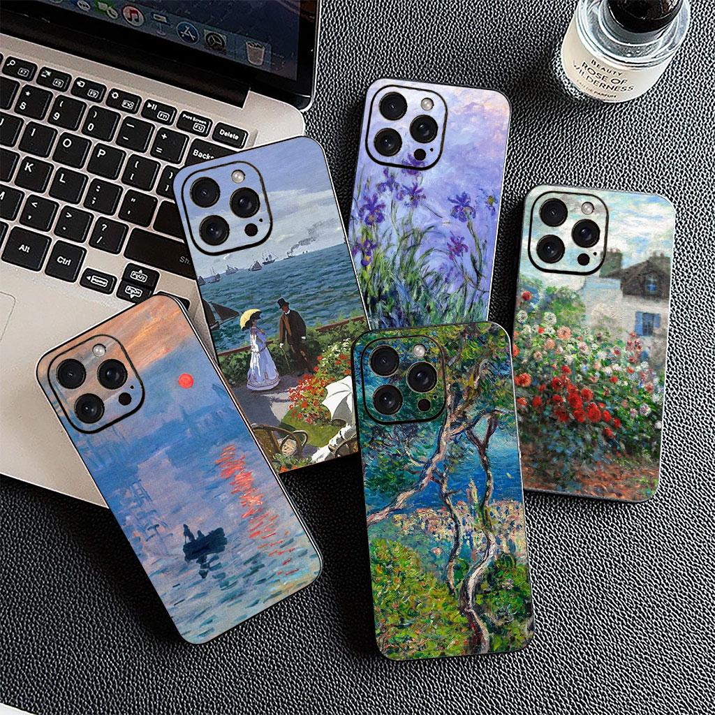 Чехол для Huawei Mate 20 P30 P20 Lite Pro Y7 Y6P Y7A 2019 Nova 5T 3I Корпус Чехол для телефона Клод Моне Кот Импрессионизм Кувшинки