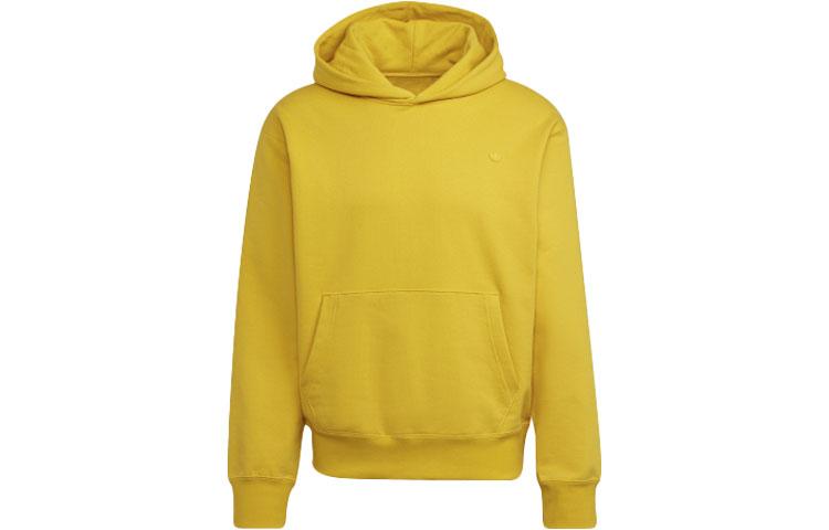 Adidas Originals Blue Version Collection Sweatshirts Unisex Yellow Hooded Moderate Regular HF6377
