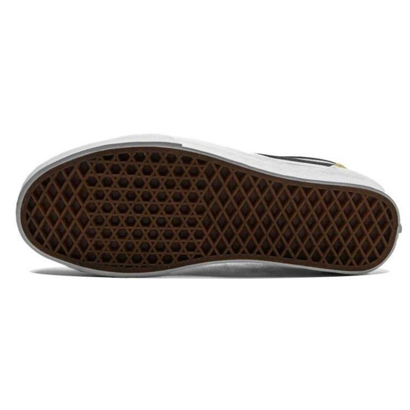 Vans Ретро Универсальные Повседневные Низкие Унисекс Кеды для Скейтбординга Черный Серый Желтый Цветовой Блок VN0A4U3BWK7