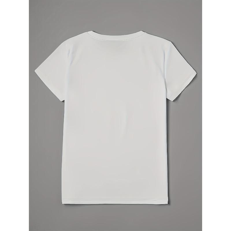Short-Sleeved Women'S Top Featuring A Heart Design with The Phrase "Trust in God". It'S Machine Washable, Comfortable, Soft, and Breathable,