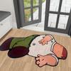 Funny Cartoon Pattern Living Room Decoration Carpet Cute Style Rugs for Bedroom Irregular Shape Plush Rug Fluffy Soft Home Mat