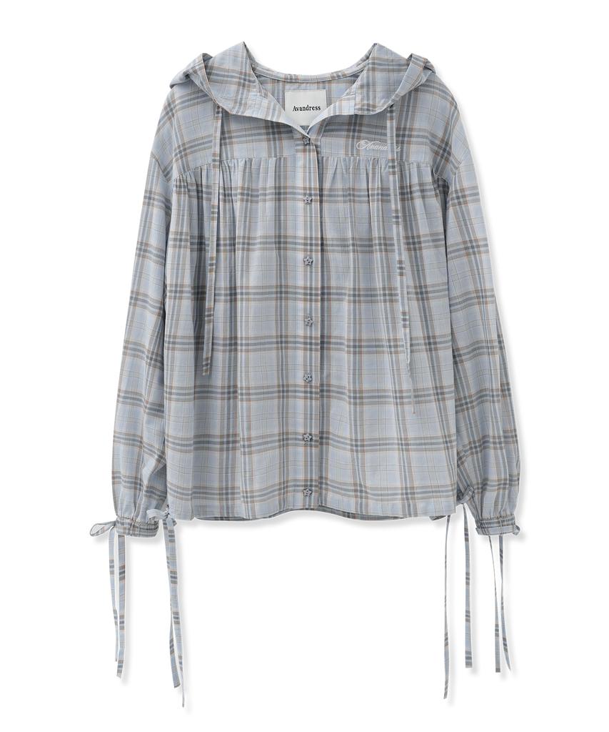 AVANDRESS Roy Check Hoodie Shirt_2 Colors