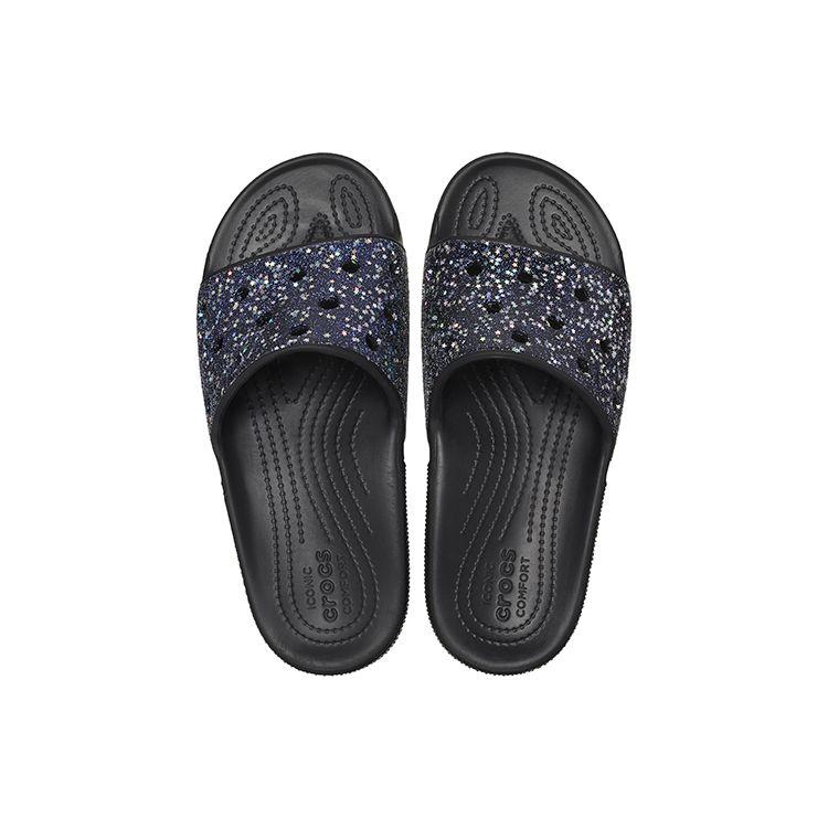 Crocs Non-Slip Durable Sports Slippers Women Footwear Black 208799-067