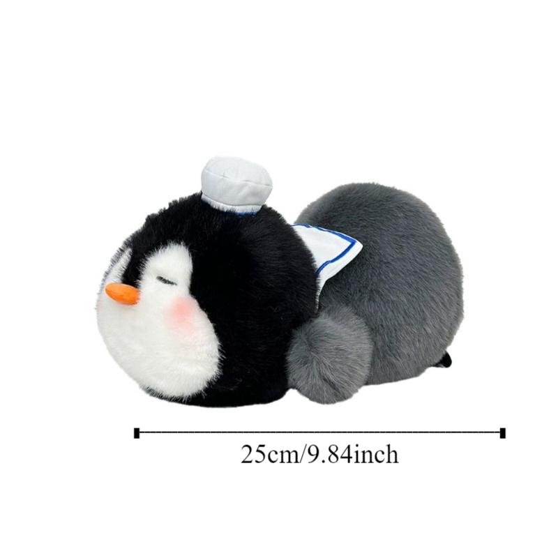Мягкий Косплей Пингвина Темно-синяя Плюшевая Кукла Пушистая Мягкая Игрушка Пингвин Домашний Декор