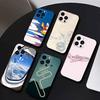 Чехол для телефона с рисунком самолета в стиле граффити для iPhone 17 16 15 14 13 12 Max Plus, силиконовый, черный