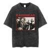 Radiohead Rock Band Washed Cotton T Shirt Men Women Hip Hop Music Tee Fashion Short Sleeve Tshirt Summer Oversized T-shirts Tops