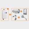 Mini Electric Water Heater Tankless LCD Instant Hot Water Heater Temperature Display 220V 3.8KW