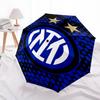 1pc I-Internazionale Milano (12) Umbrella, Sun Protection, And UV Shielding. It Has Eight Sturdy Ribs for Outdoor Use And Perfect As a Holiday Gift