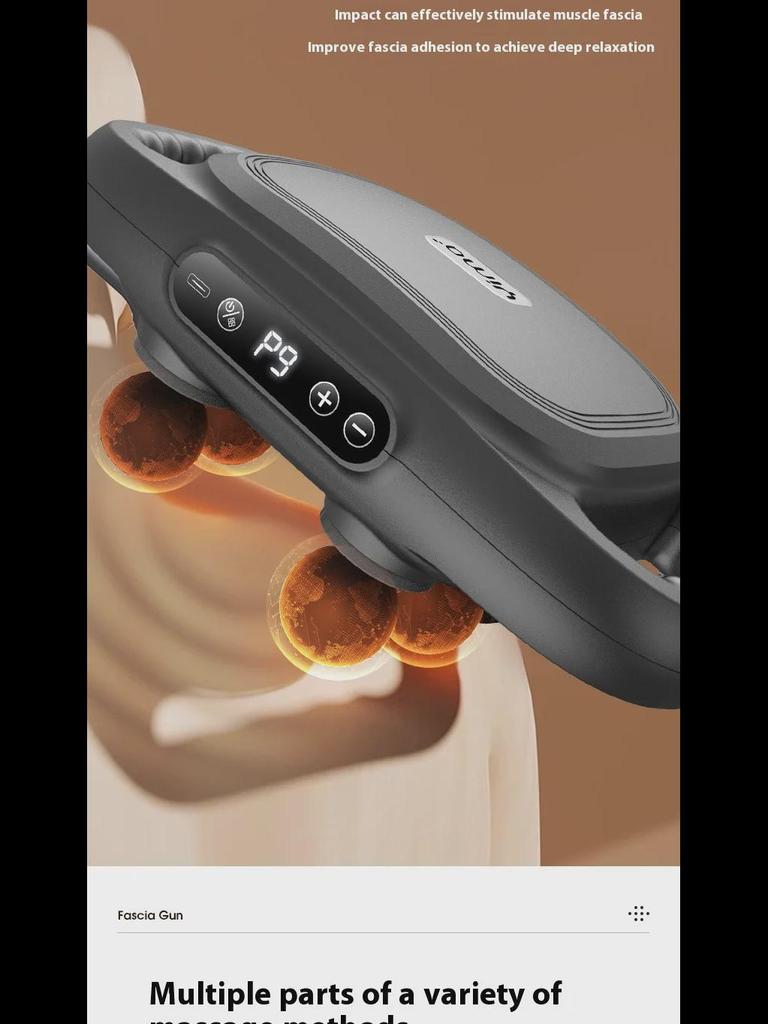 Шестиголовый фасциальный пистолет для расслабления мышц: Массажер для глубоких тканей шеи и мышц