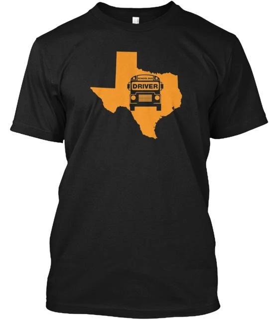 Texan School Bus Drivers TTshirt Made in the USA Size S to 5XL