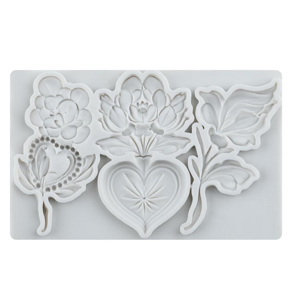 Птица Подсолнух Силиконовая Форма Лист Ваза для цветов Улитка Формы для мастики Инструменты для украшения торта Топпер для кекса Конфета Смола Глина Шоколад Форма для гампасты