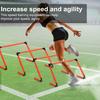 Speed Agility Training Hurdle Height Angle Adjustable Detachable Jumping Plyometric Athletes Soccer Basketball Track Field Practice Hurdle Fitness