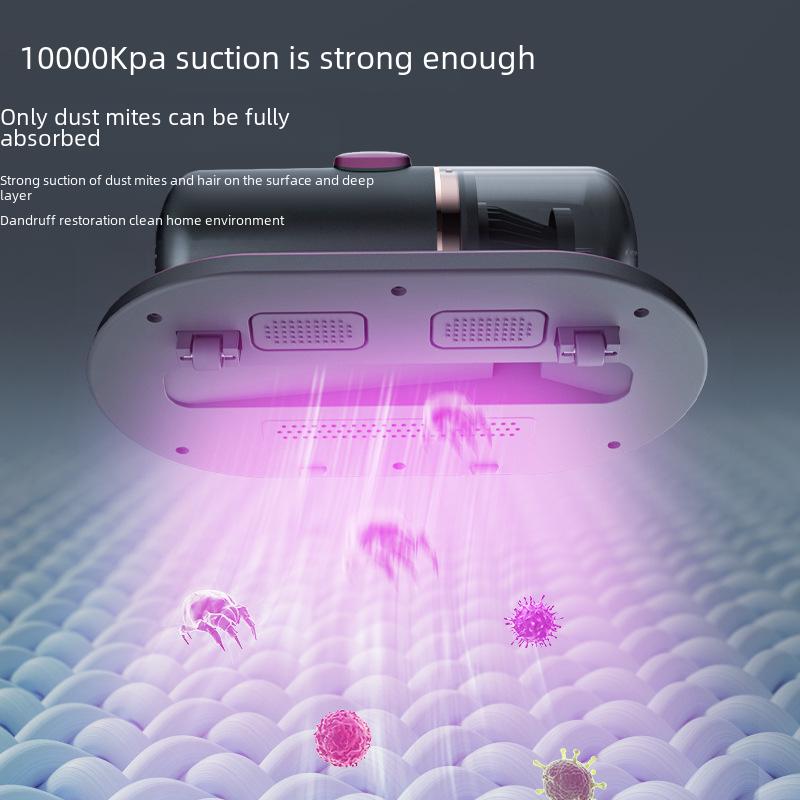 "Jinzheng Handheld Wireless UV Mite Removal Vacuum Cleaner for Beds"