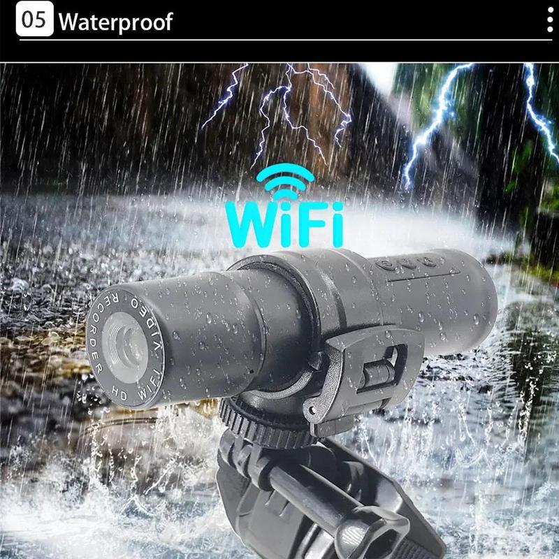 Motorcycle Driving Recorder Dvr Mobile Phone Interconnection HD 1080P Outdoor Waterproof Riding Recorder