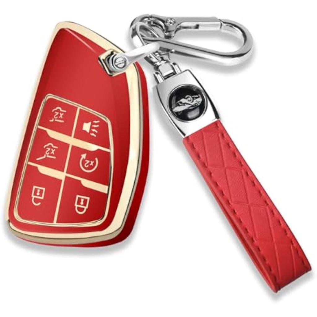 Мягкий защитный чехол из ТПУ для брелка Chevrolet, совместимый с совместимыми моделями Chevrolet 2021-2025 годов