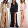 Summer Women Sexy Chiffon See-through Bikini Long Cover Up Swimsuit Swimwear Beach Dress Bathing Suit
