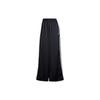 Originals Striped Elastic Wide Leg Casual Pants Women Bottoms Black IU2520