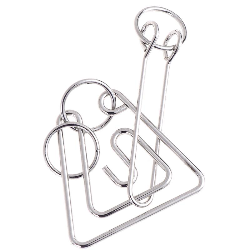 Classic Challenging Metal Wire Puzzle Brain Teaser Game For Adults Kids Toys