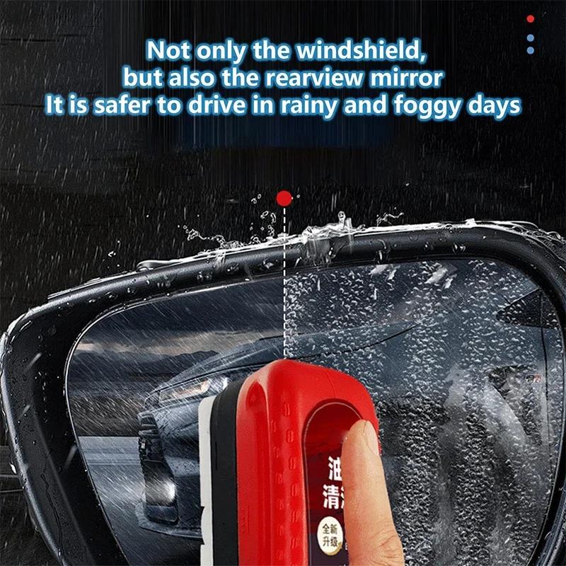 1 шт. Очиститель стекла автомобиля Антидождь Водонепроницаемый Щетка для чистки стекла Очиститель масляной пленки лобового стекла Гидрофобное покрытие для стекла