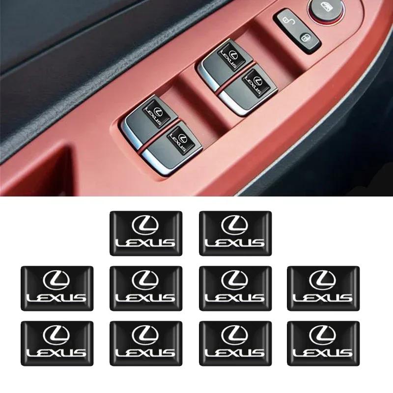 10 шт. Автомобильная наклейка-эмблема-значок в стиле для логотипа Lexus RX350 IS300 ES350 IS250 CT200H IS GS350 NX200T ES250 Декор интерьера