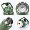 Large Capacity Insulated Water Bottle 304 Stainless Steel Vacuum Flask With Straw Outdoor Sports Travel