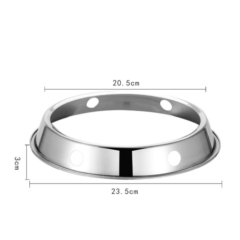 1Pcs Stainless Steel Wok Ring Pot Holder Gas Stove Rack Heat Insulation Cooking Support Stand Kitchen Accessories