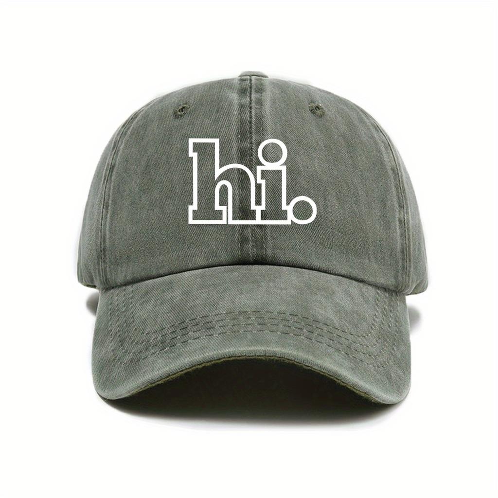 Urban daily personalized trend versatile baseball cap for both men and women,spring and summer urban design printed duckbill cap