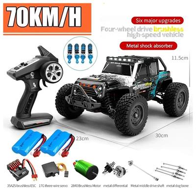 16103PRO 1:16 4WD Радиоуправляемая машина со светодиодами 2,4G Пульт дистанционного управления Машины 70 км/ч Высокоскоростной Монстр-трак для дрифта для детей VS WLtoys 144001 Игрушки