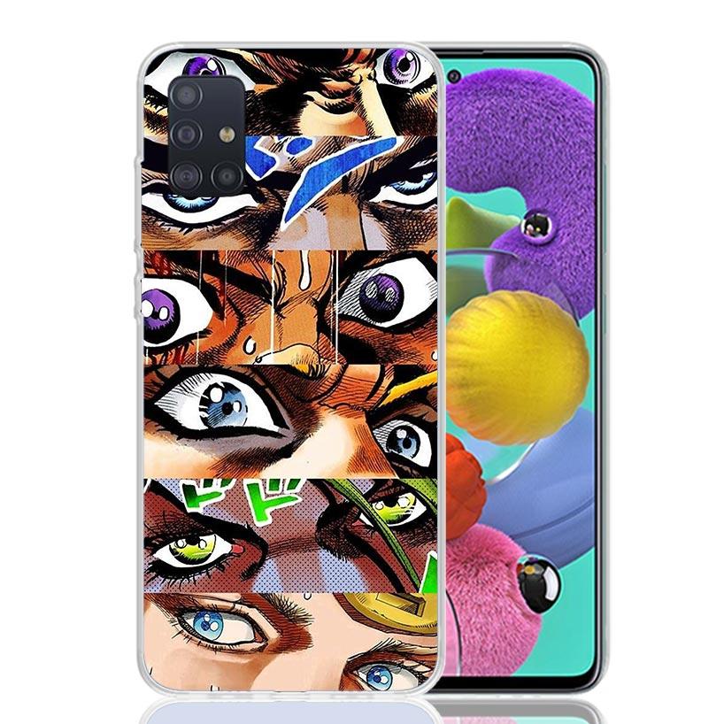 Anime JoJo Bizarre Adventure Case Phone Cover for Samsung Galaxy A52 A51 A50 A42 A32 A22 A12 A02S A72 A71 A70 A41 A31 A21S A40 A