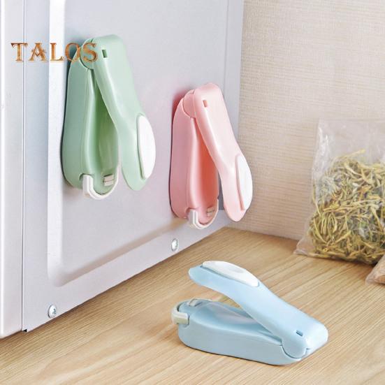 Mini Bag Sealer Heat Seal Tool Sealing Machine Portable 2-in-1 USB Battery Handheld Vacuum Food Sealer for Snacks Vegetable