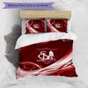 Sevilla FC Printed 3PCS Bedding Set Breathable Duvet Cover with Pillowcases Decorative Bed Linen for Bedroom Home