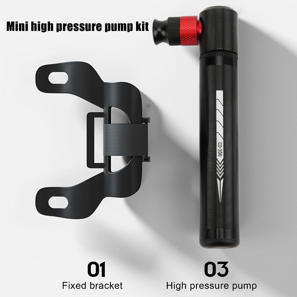 Aluminum Alloy Hand Mini Bicycle Pump 12.8cm Length Bicycle Tire Pump Road Mountain Bike