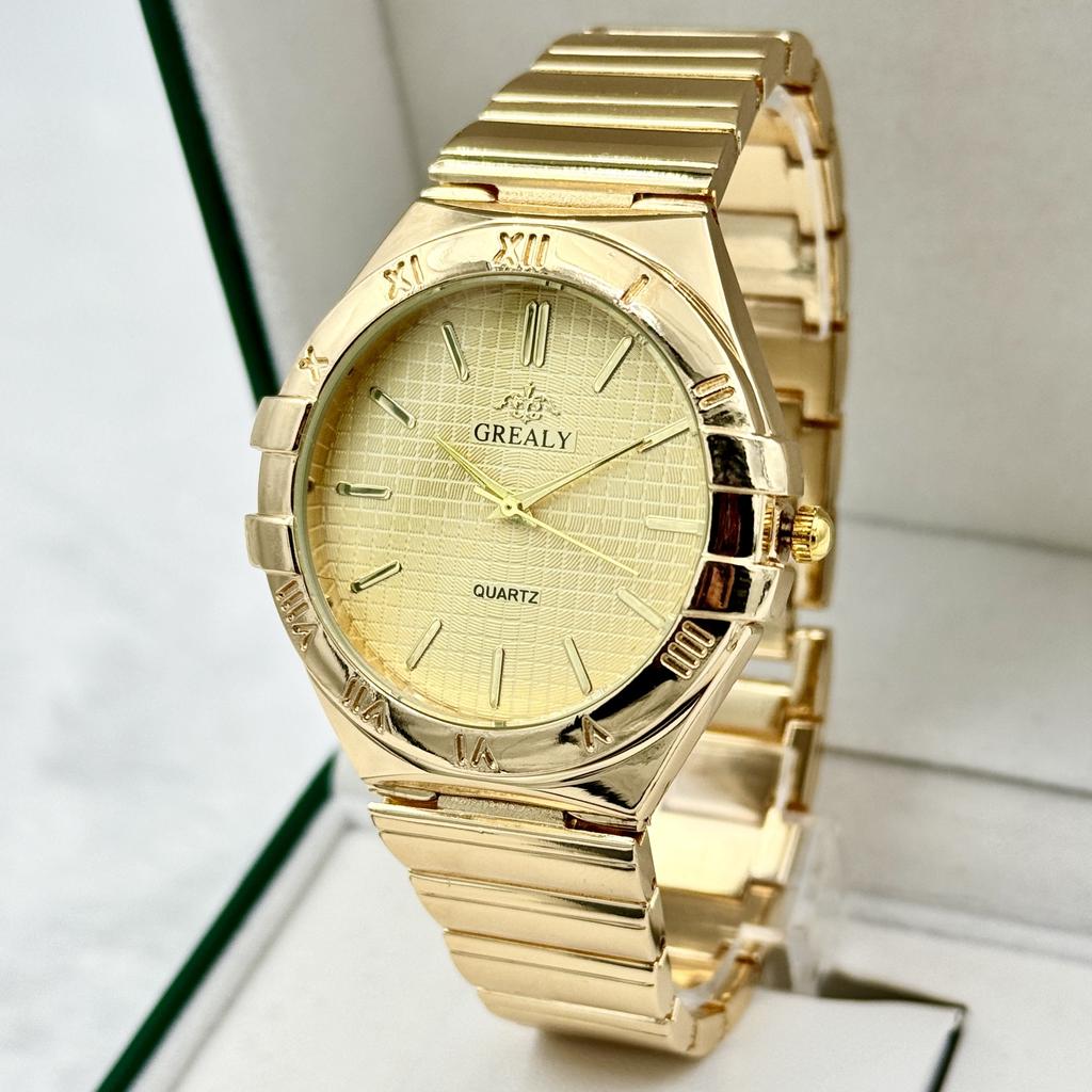 Мужские часы Бренд Люкс Водонепроницаемые Парные часы Золотые Классические Стальные Женские Модные Кварцевые Наручные часы Подарок