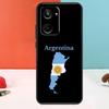 Флаг Аргентины для Realme GT7 Pro GT6 10 11 12 13 14 15 Pro Plus C55 C67 C63 C61 C53 C31 C71 C75 C65 Чехол