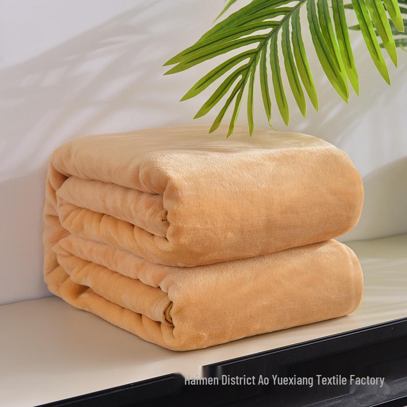 Customizable Thickened Gift Blanket - Ideal for Naps & Air Conditioning